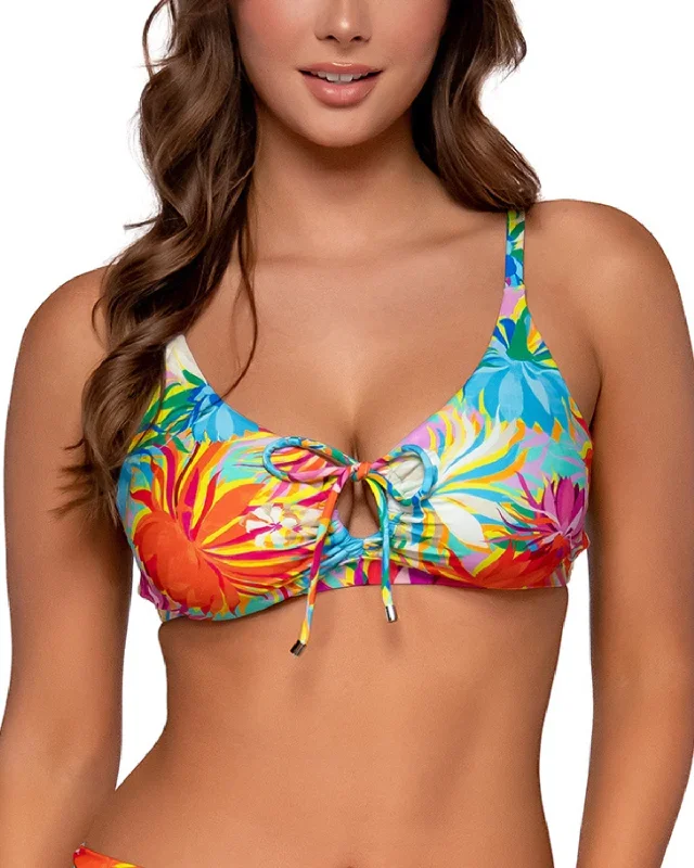 2023 Sunsets Lotus Kauai Keyhole Underwire D+ Bikini Top (More colors available) - 54