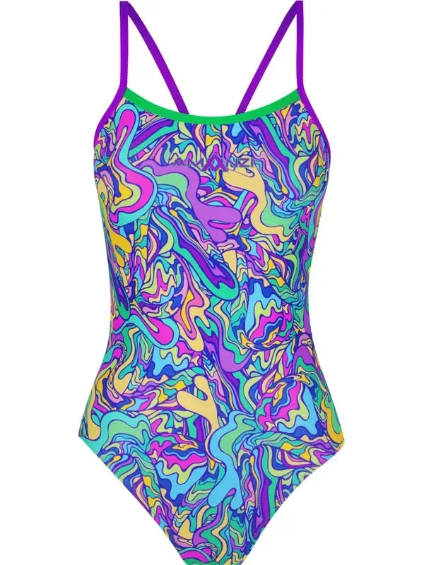 Amanzi - Women's Swimsuit Shimmer Pop Proback One Piece