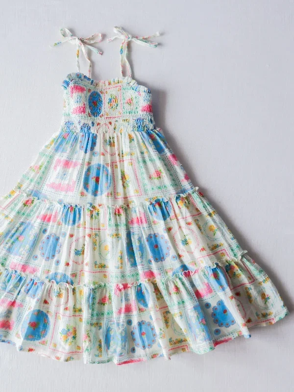 Beach Dress - Spring Patchwork