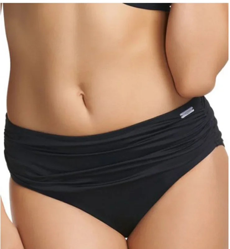 Fantasie Versailles Deep Gathered Control Swim Brief (5752)- Black