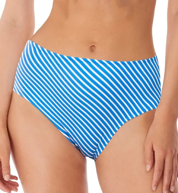 Freya Beach Hut High Waist High Leg Swim Brief (6795)- Blue Moon