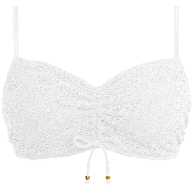 Sundance Bralette Bikini Top White - Freya Swim