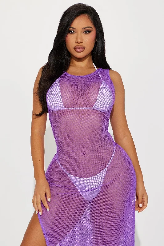 good-times-and-tan-lines-slit-fishnet-cover-up-dress-purple