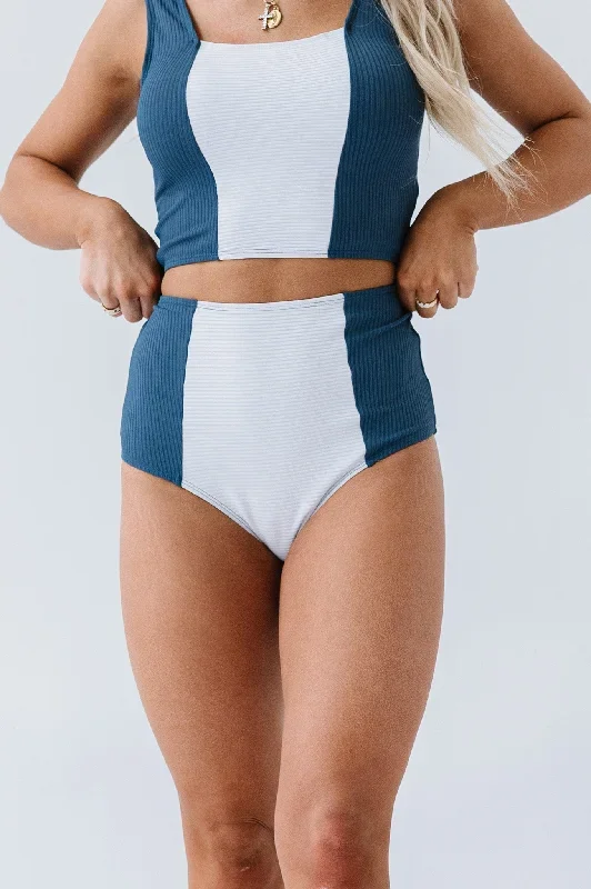 Island Colorblock Bottom | Deep Blue