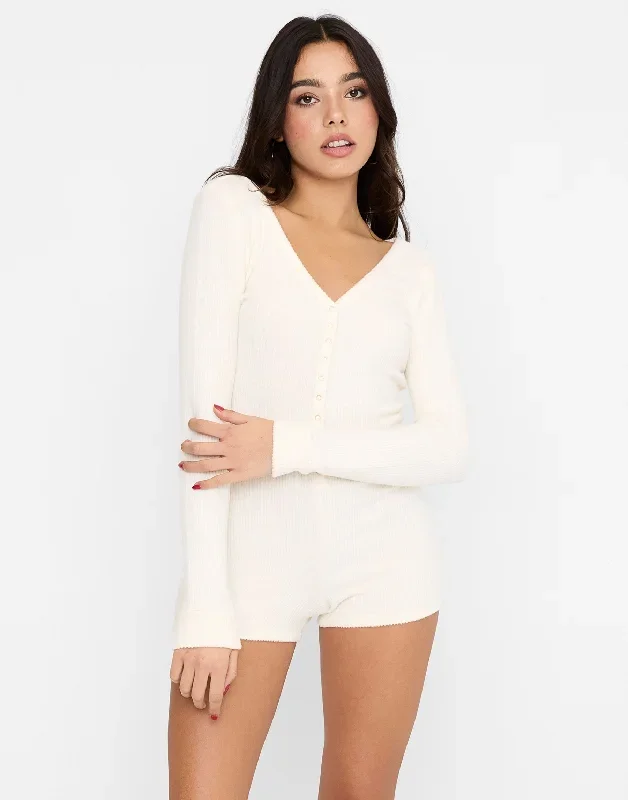 Jackson Romper - Toasted Marshmallow