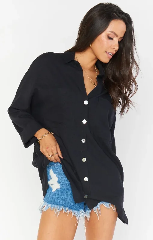 johns-button-down-shirt-black-linen