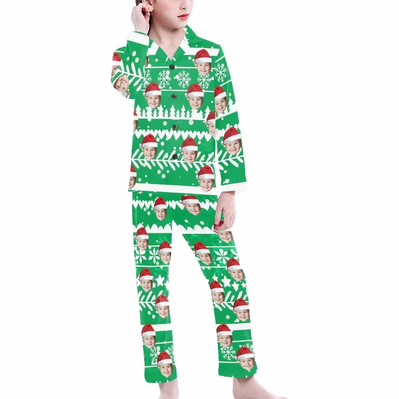 kids-pajamas-custom-face-sleepwear-personalized-christmas-pajama-set