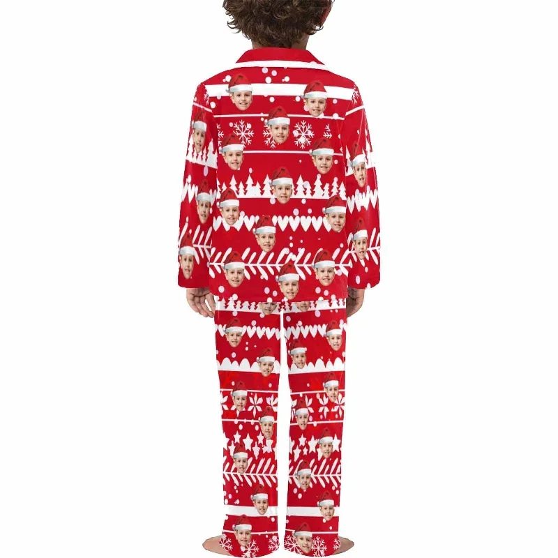 kids-pajamas-custom-face-sleepwear-personalized-christmas-pajama-set