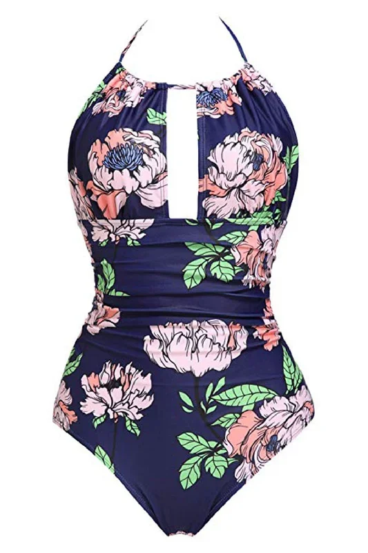 Maillot de bain une pièce violet foncé