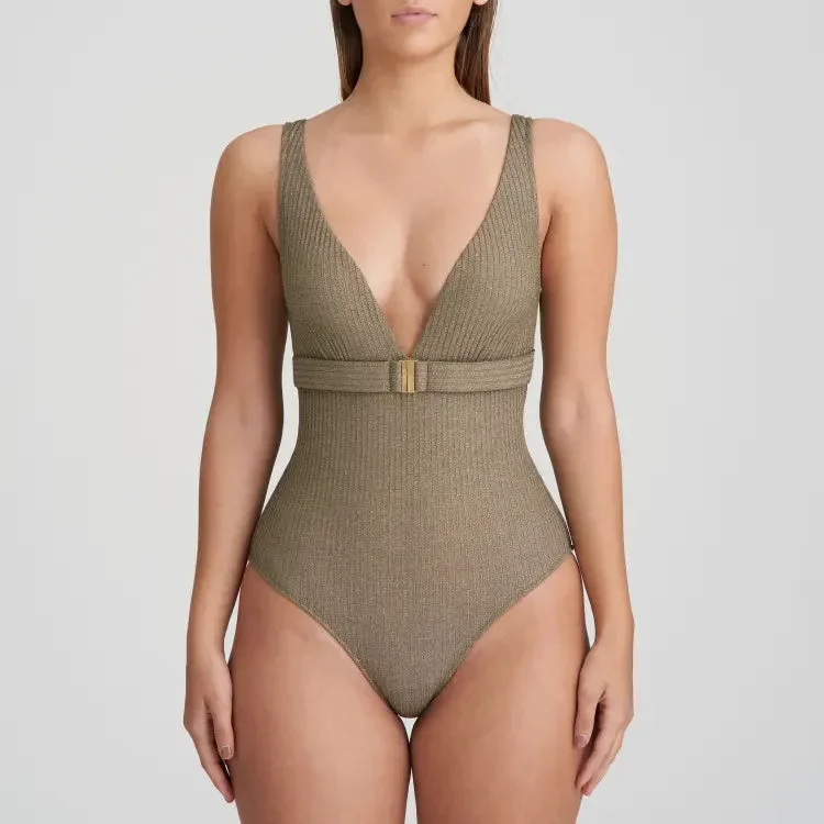 Mariejo Swim Tinjis Plunge Swimsuit Wireless