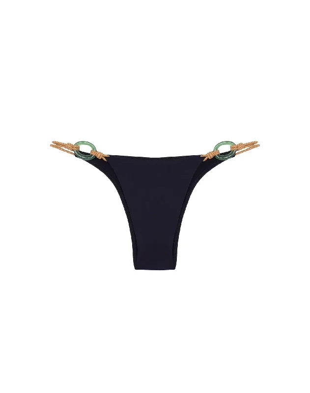 Matte Tuane Detail Bottom - Black