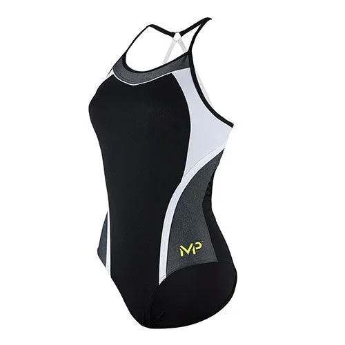 Michael Phelps - Womens  Kuta Swimsuit Black & White