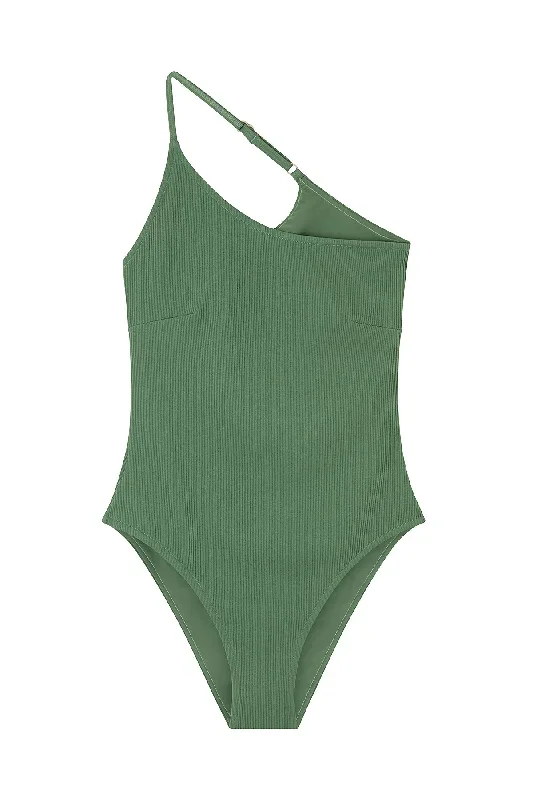 Myrtle Rib Asymmetric One Piece