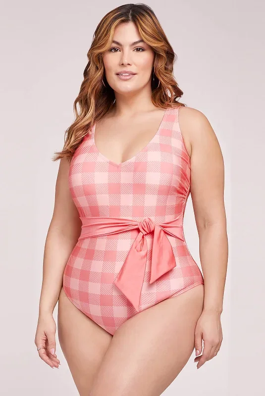 Nadia One Piece Swimsuit - Pink