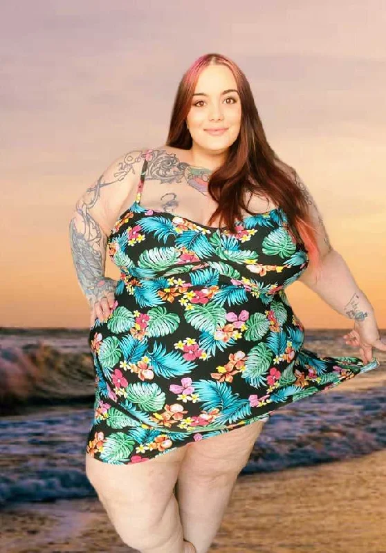 plus-size-swimdress-floral-1