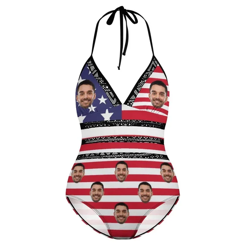 plus-size-swimsuit-custom-face-american-flag-personalized-one-piece-bathing-suit