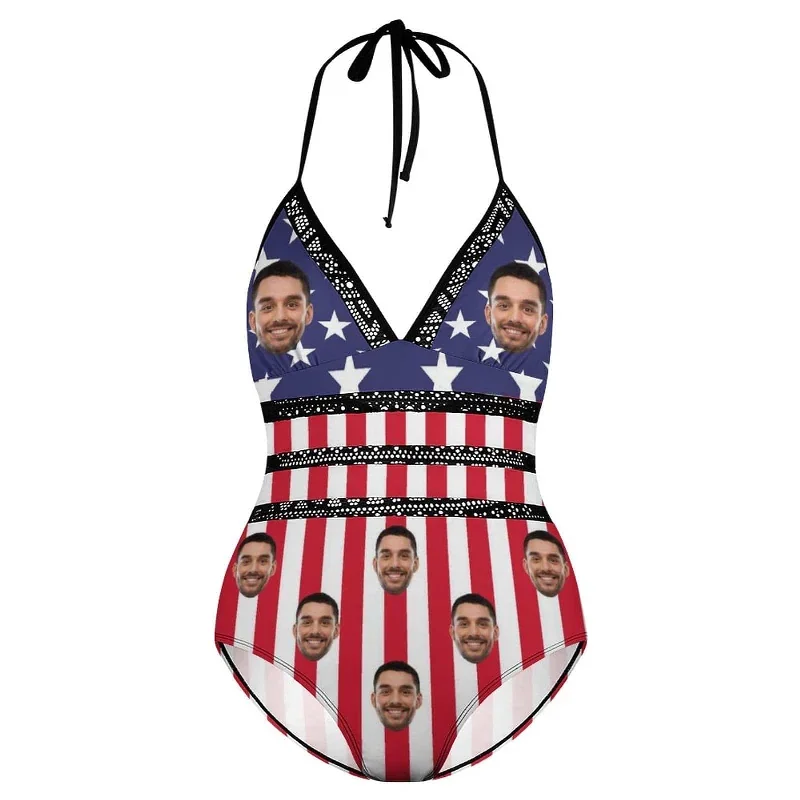 plus-size-swimsuit-custom-face-american-flag-personalized-one-piece-bathing-suit