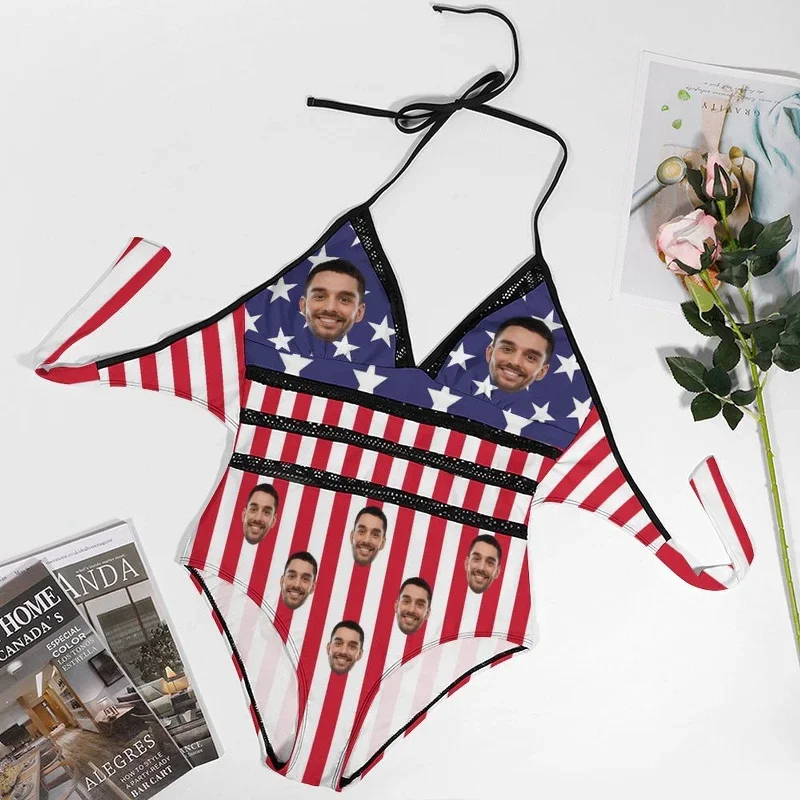 plus-size-swimsuit-custom-face-american-flag-personalized-one-piece-bathing-suit