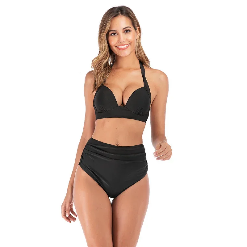 printed-high-waist-split-swimsuit