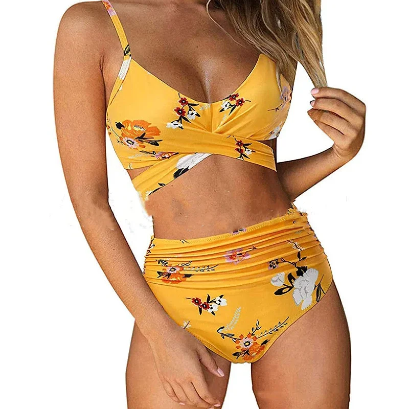 printed-high-waist-split-swimsuit