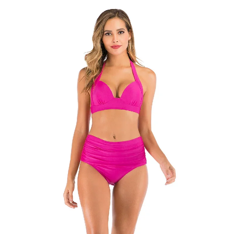 printed-high-waist-split-swimsuit