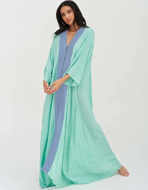 Sequin Kimono - Mint