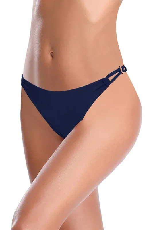 Strappy Cutout Ring Sides Low Waist Bikini Bottom