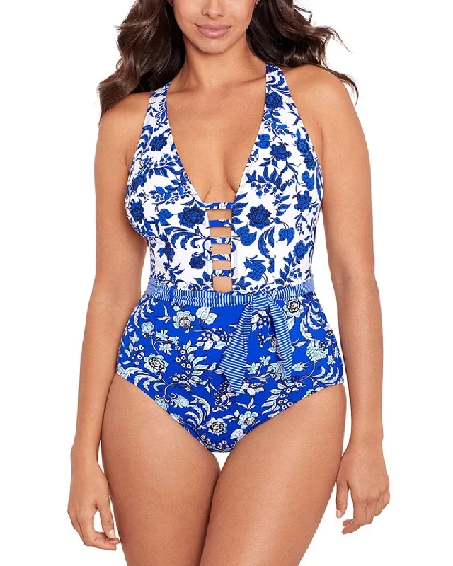 Skinny Dippers Blue Rosa Tiffi One-Piece