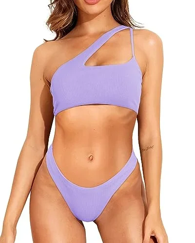 Two Piece Sexy Swimsuit High Cut Bikini Sets