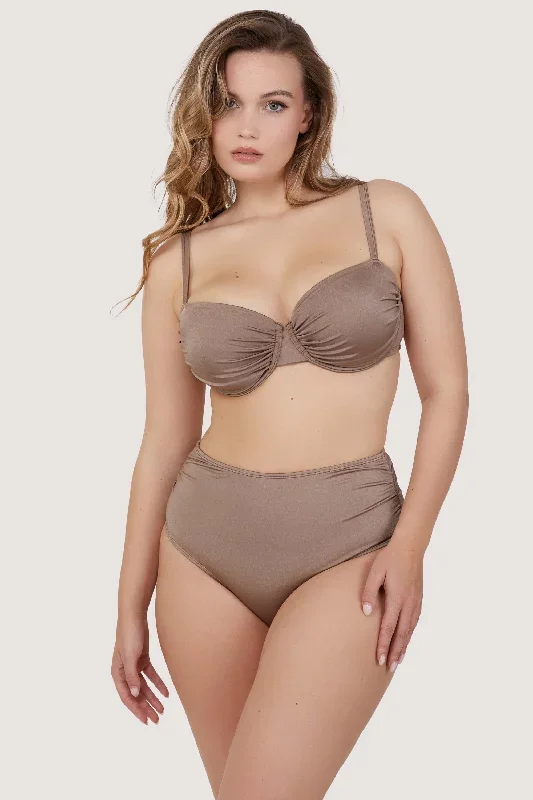 wolf-whistle-taupe-neutral-high-waist-high-leg-ruched-bikini-bottom